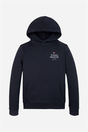 Tommy Hilfiger Logo Puff Print Hoodie - Desert Sky